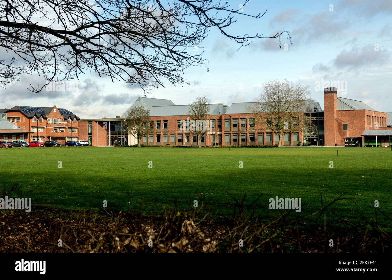 Die neue King`s High School, Warwick, Warwickshire, England, Großbritannien Stockfoto